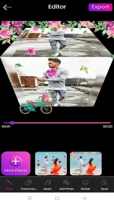 Animation Effect Video Maker android App screenshot 0