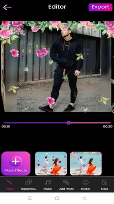 Animation Effect Video Maker android App screenshot 1